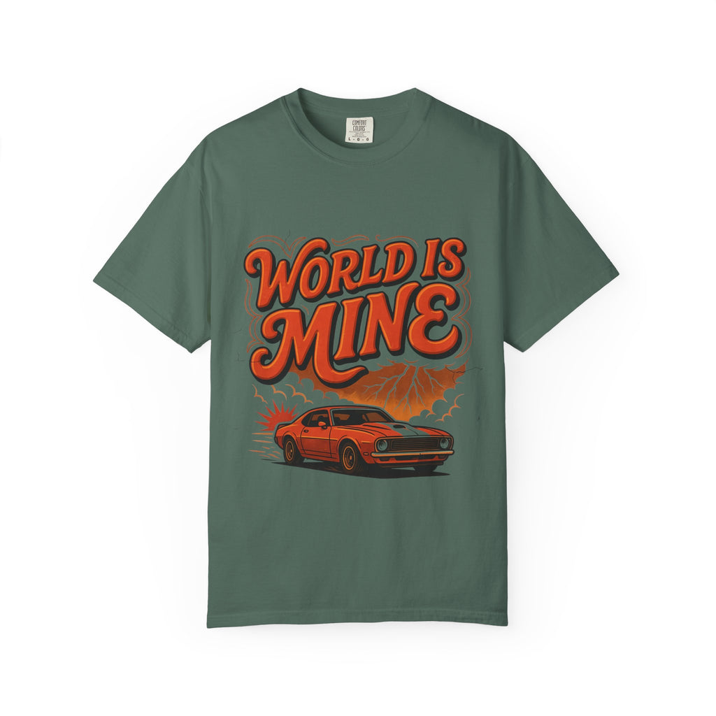 World Is Mine Vintage Muscle Car T-Shirt