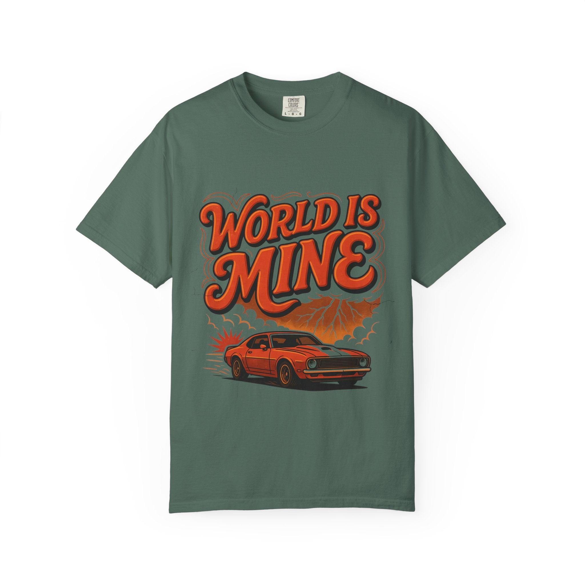 World Is Mine Vintage Muscle Car T-Shirt