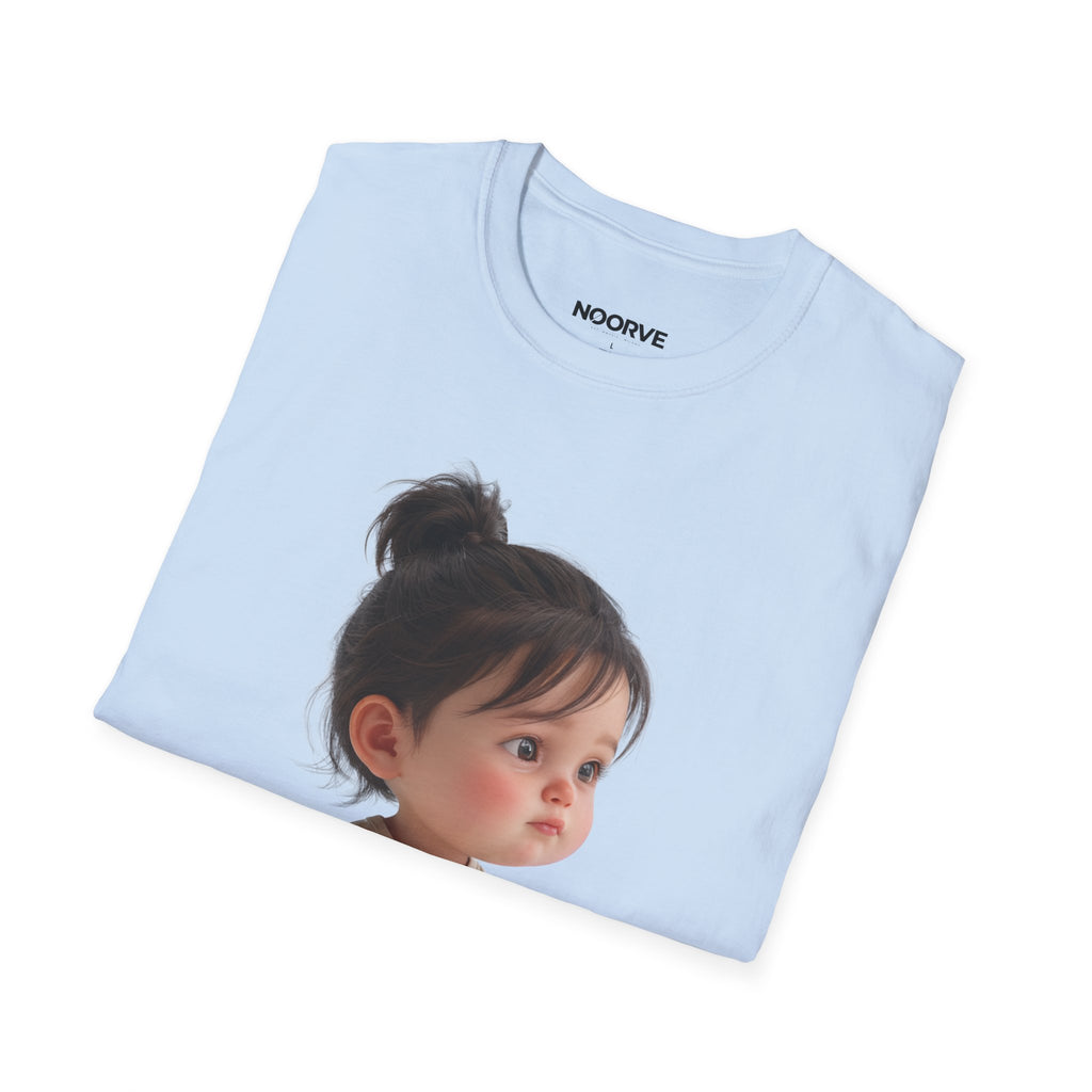 Cute Toddler Portrait T-Shirt — Adorable Baby Face Graphic Tee