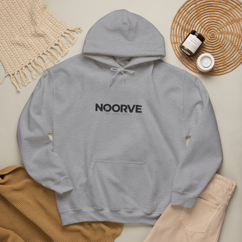 Noorve 'ISHQ' Script Hoodie — Floral Arabic Love Graphic Pullover