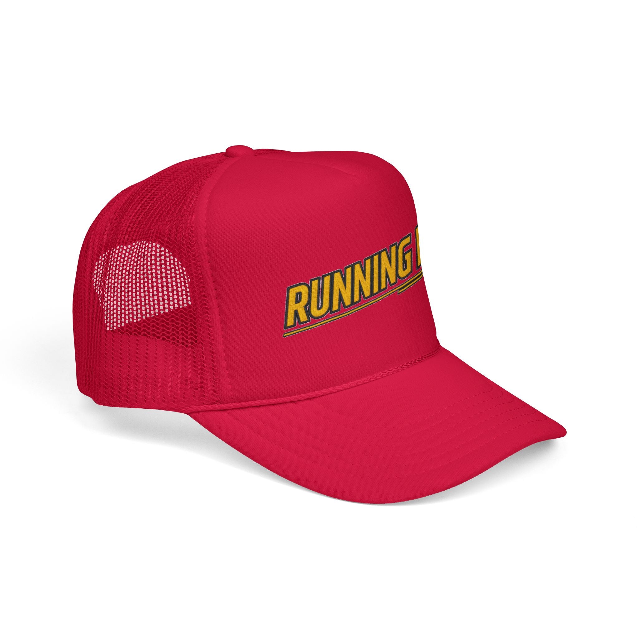 Running Late Trucker Hat — Vintage Mesh Edition
