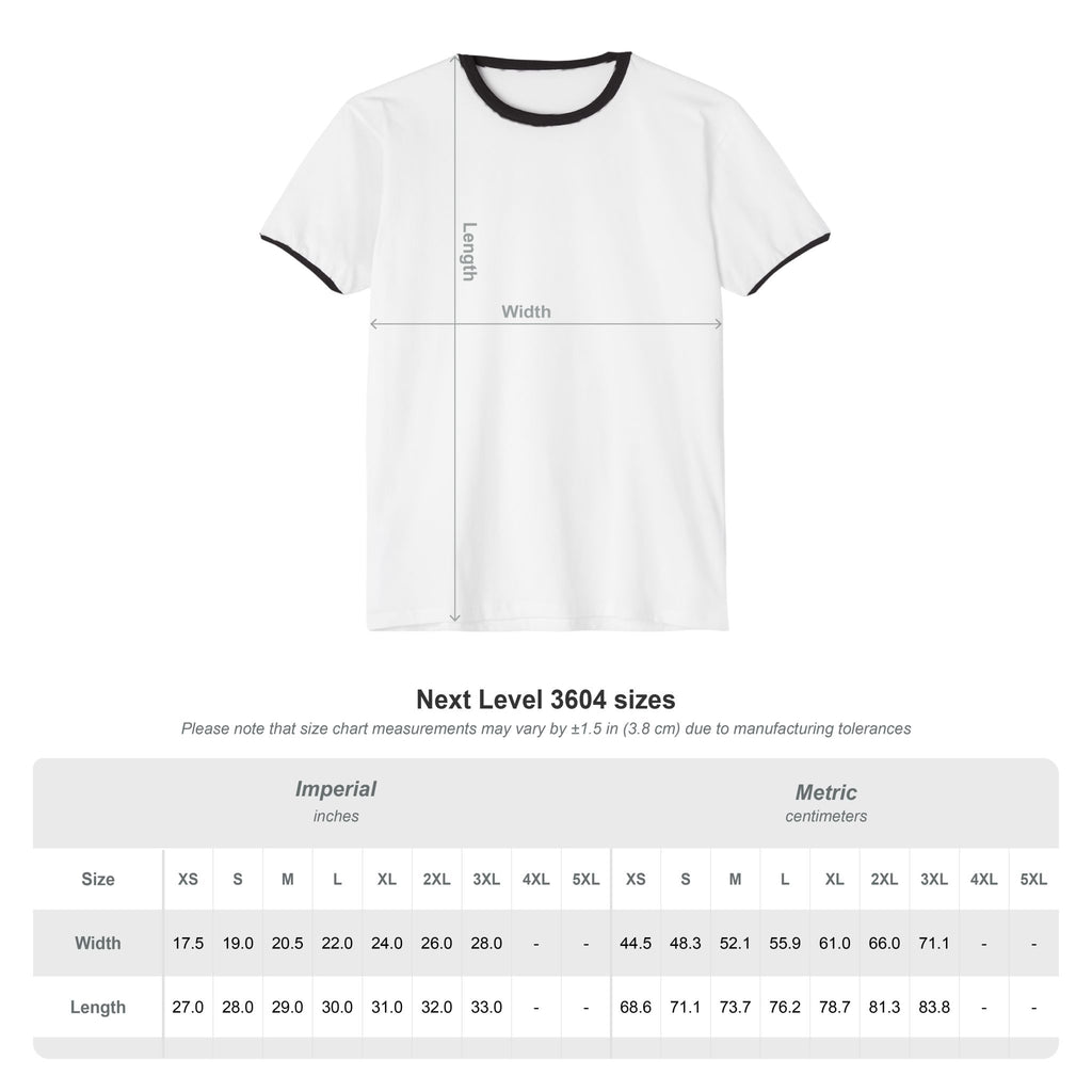 Ringer T-Shirt — 'My Accent Is The Proof' Sunset Mountain Graphic | Noorve | T-Shirt