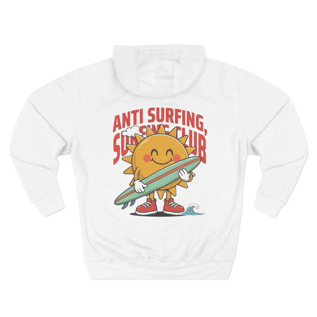 Hoodie — 'Certified Overthinker' & 'Anti Surfing Sun Club' Graphic Pullover