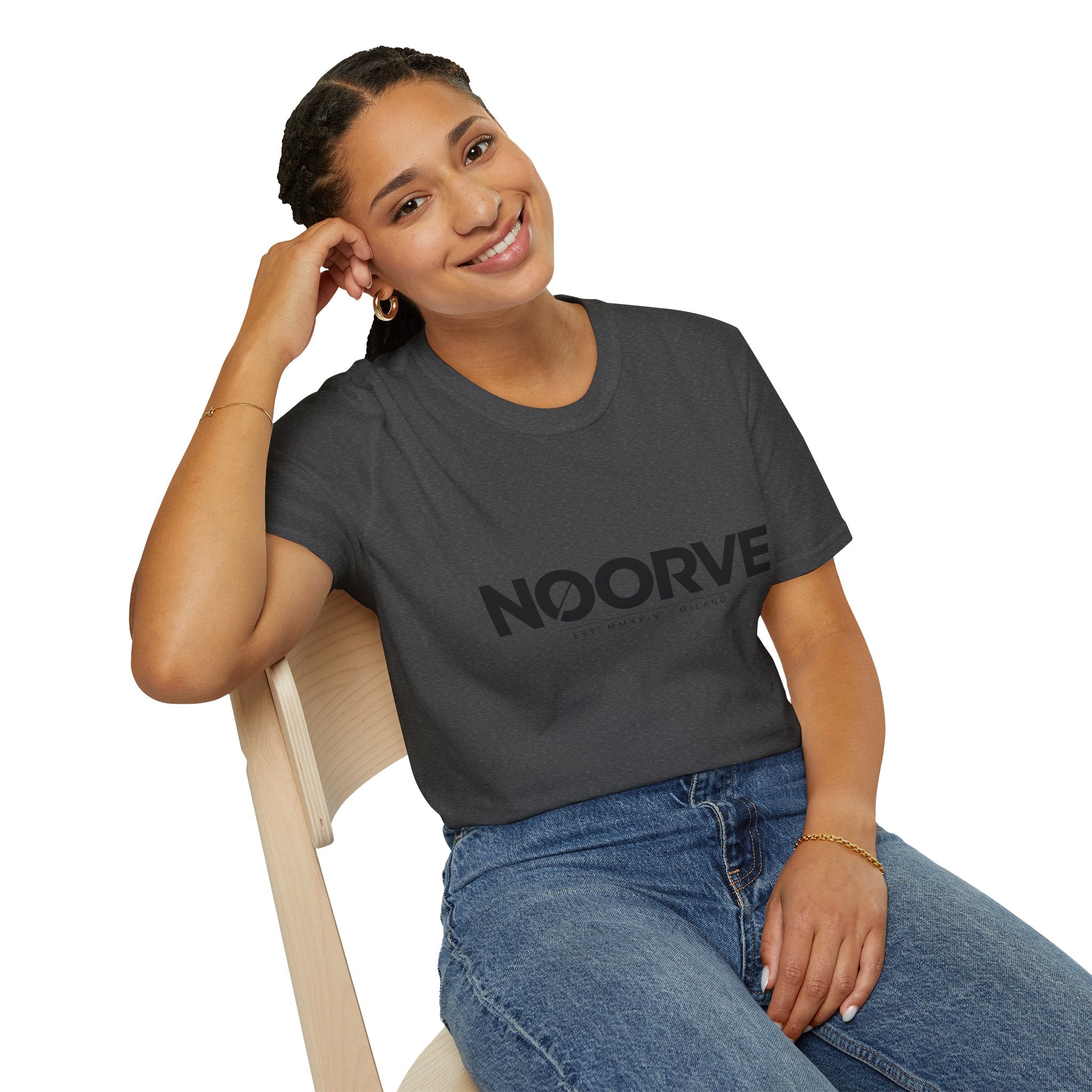 NOORVE Logo T-Shirt — Minimalist Milano Graphic Tee