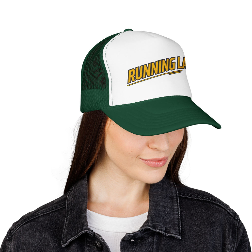 Running Late Trucker Hat — Vintage Mesh Edition
