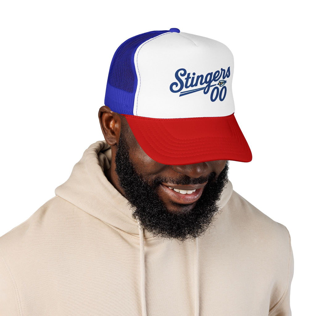 Stingers 00 Foam Trucker Hat — Retro Sports Mesh Cap