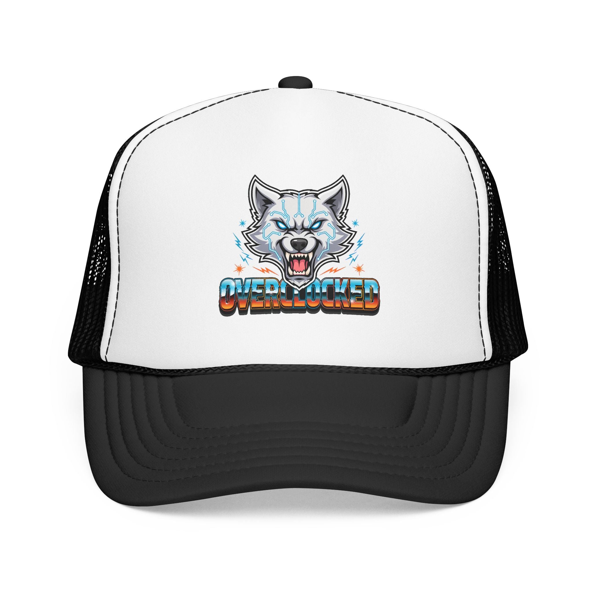 Wolf Trucker Hat — Fierce Arctic Wolf Foam Trucker Cap | Noorve | Hats