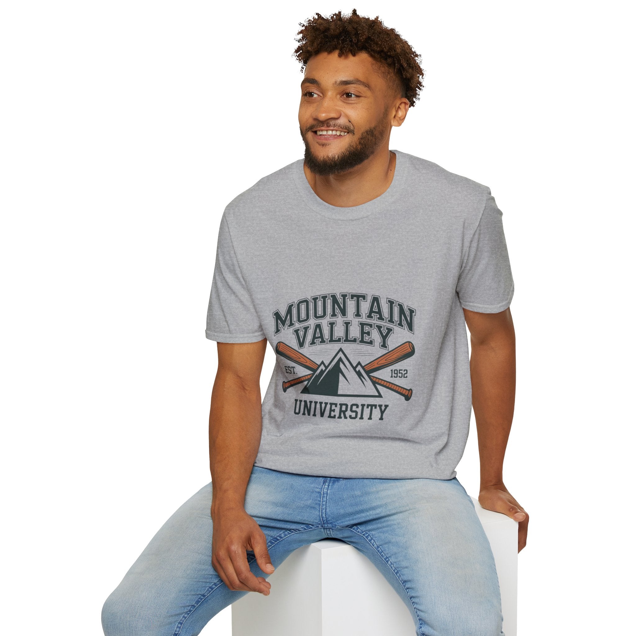 Mountain Valley University T-Shirt — Vintage Collegiate Outdoor Tee | Noorve | T-Shirt
