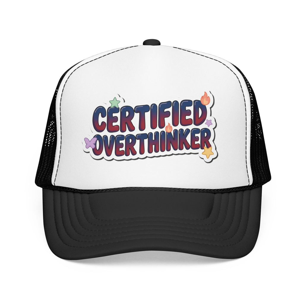 Trucker Hat — Certified Overthinker Foam Patch Cap | Noorve | Hats