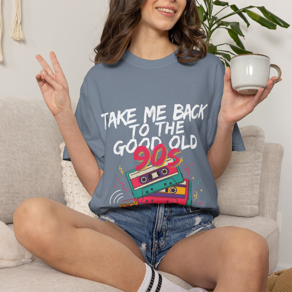 90s Retro Cassette T-Shirt — "Take Me Back to the Good Old 90s"