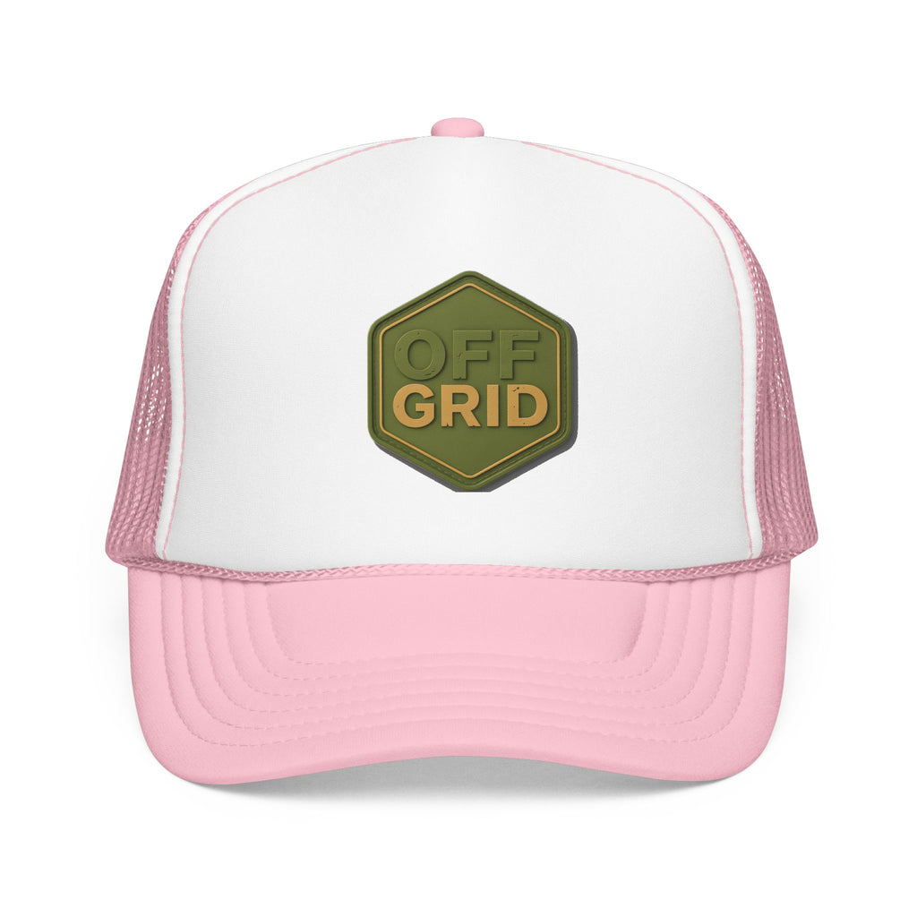 Off Grid Patch Trucker Hat — Military Green Adventure Cap | Noorve | Hats