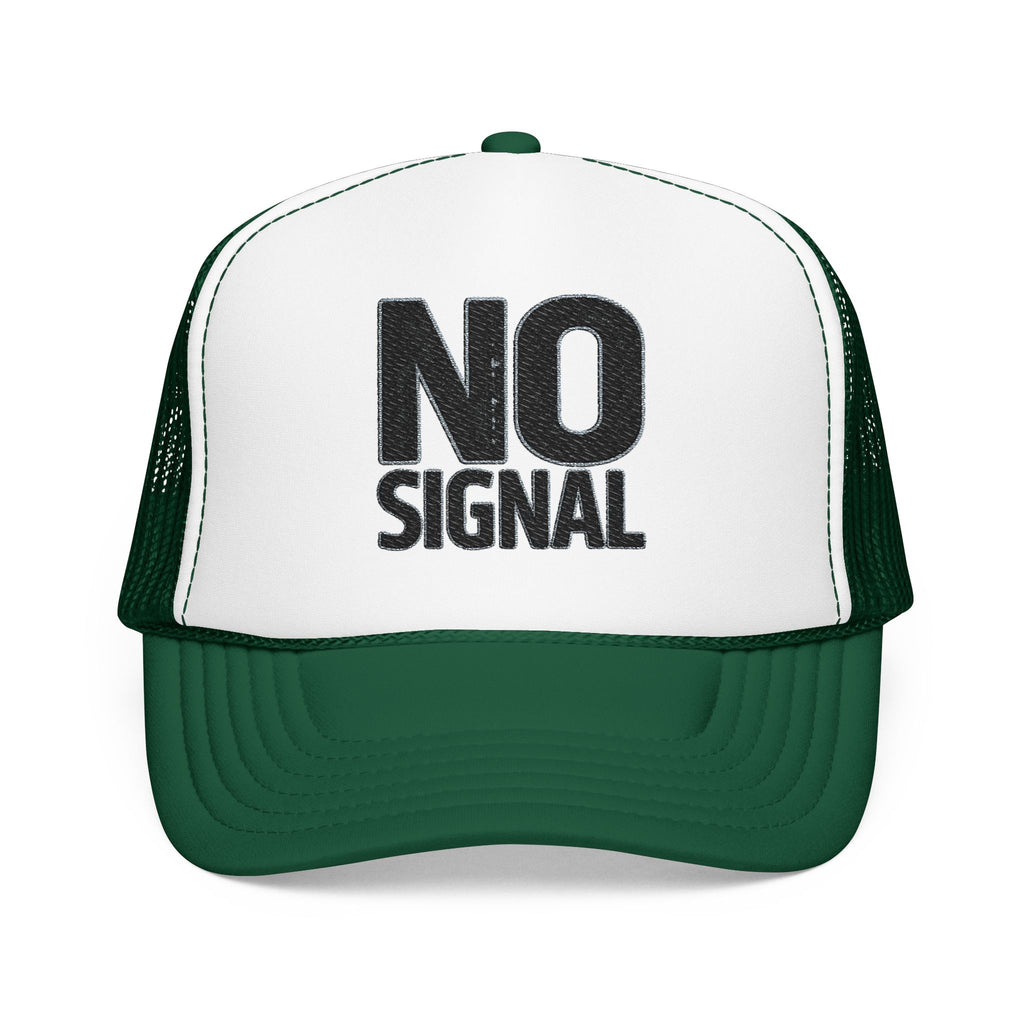Trucker Hat — NO SIGNAL Distressed Foam Mesh Cap | Noorve | Hats