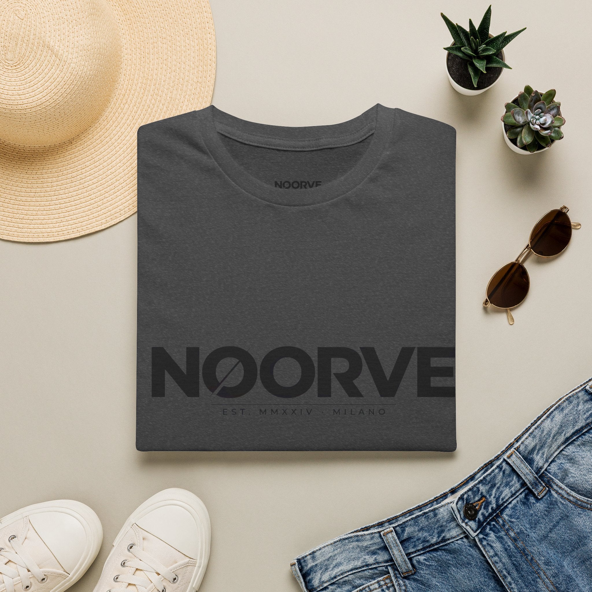 NOORVE Logo T-Shirt — Minimalist Milano Graphic Tee | Noorve | T-Shirt
