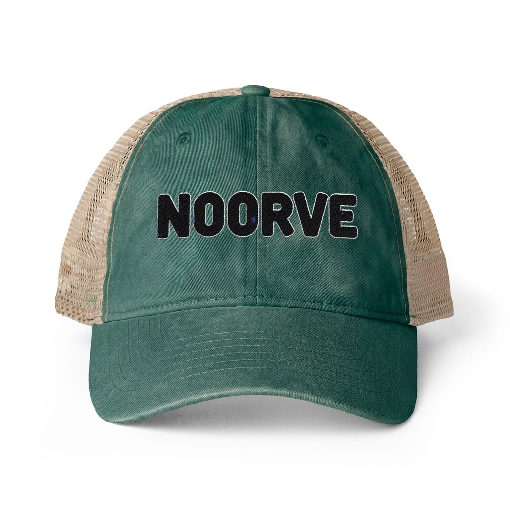 Lavender Stripe Washed Mesh-Back Cap | Noorve | Hats