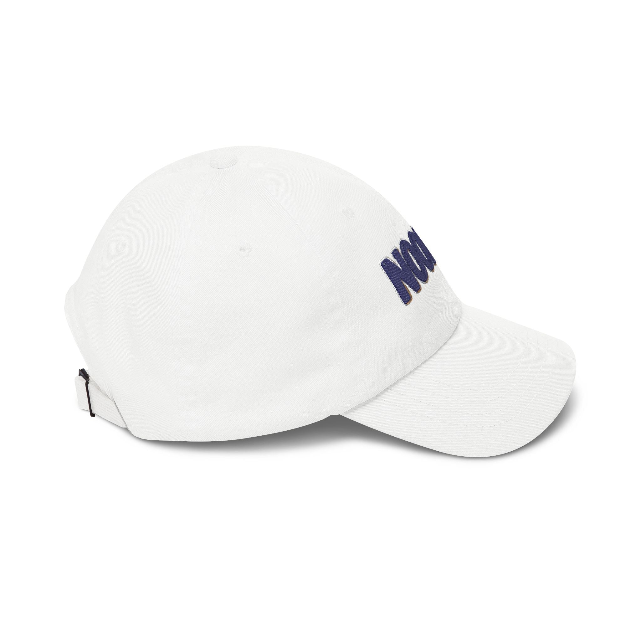 Dad Cap — Embroidered "NOORVE" White Classic Baseball Hat