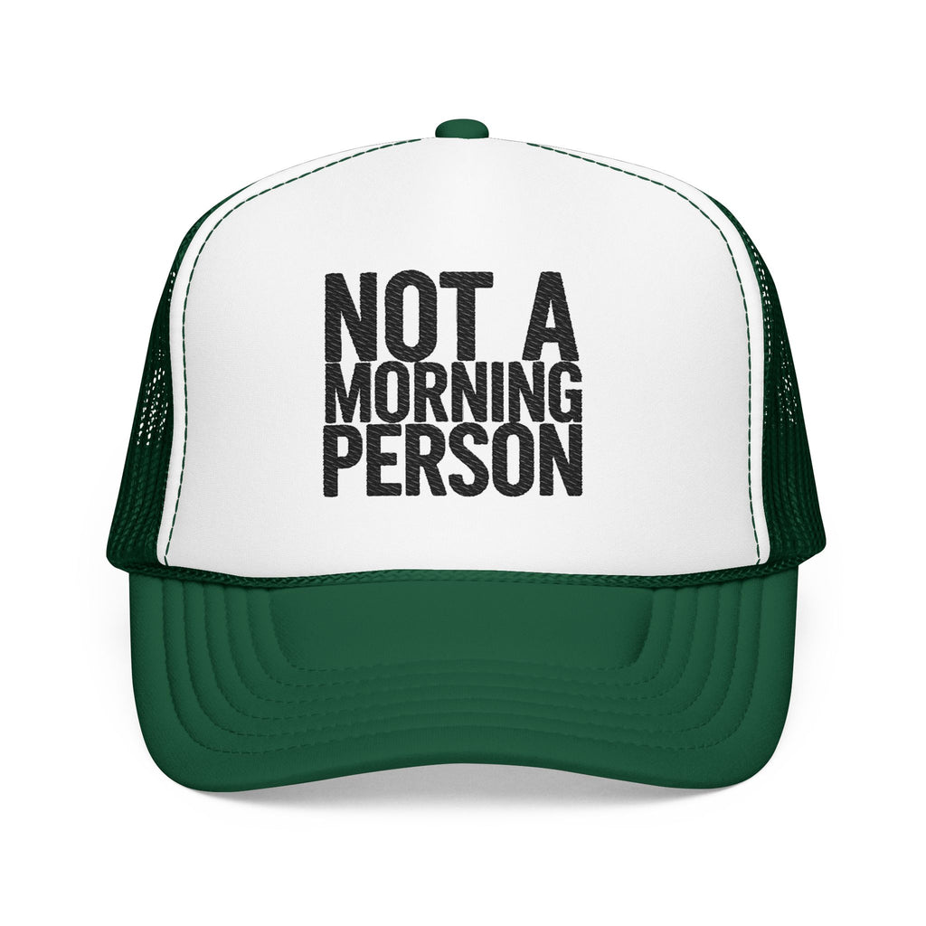 Trucker Hat — NOLA Music Person Glitter Text Foam Mesh Cap | Noorve | Hats