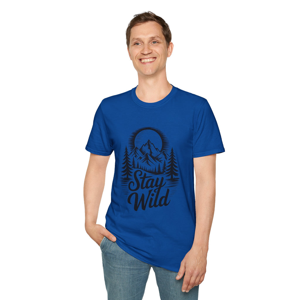 Stay Wild Mountain T-Shirt — Adventure Graphic Tee