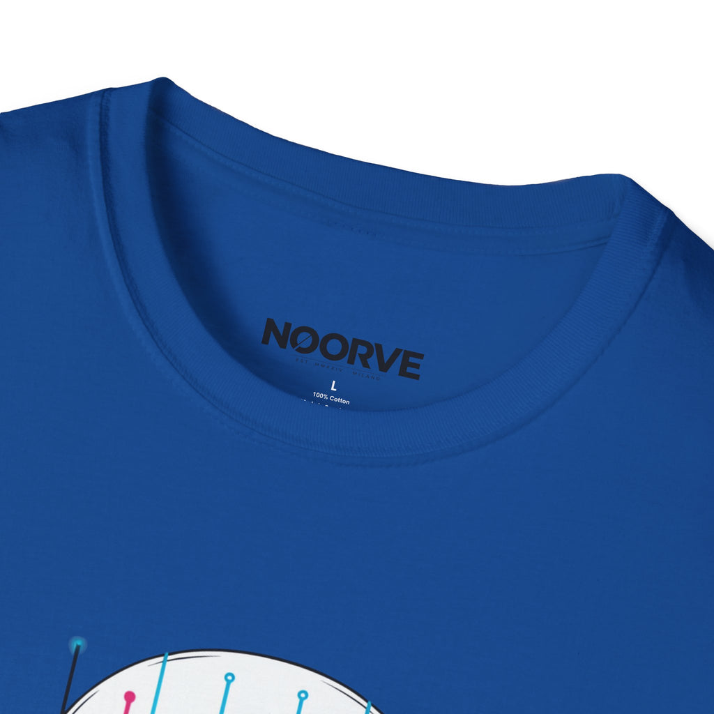 Cyber Skull T‑Shirt — 'Human Powered' Retro Futuristic Graphic Tee