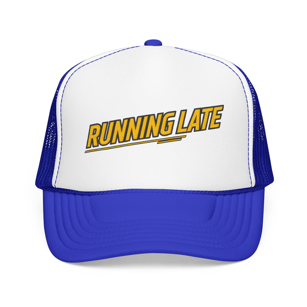 Running Late Trucker Hat — Vintage Mesh Edition
