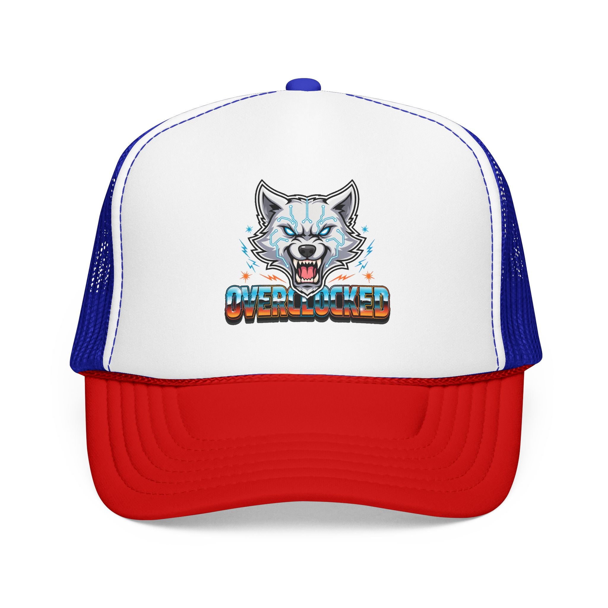 Wolf Trucker Hat — Fierce Arctic Wolf Foam Trucker Cap | Noorve | Hats