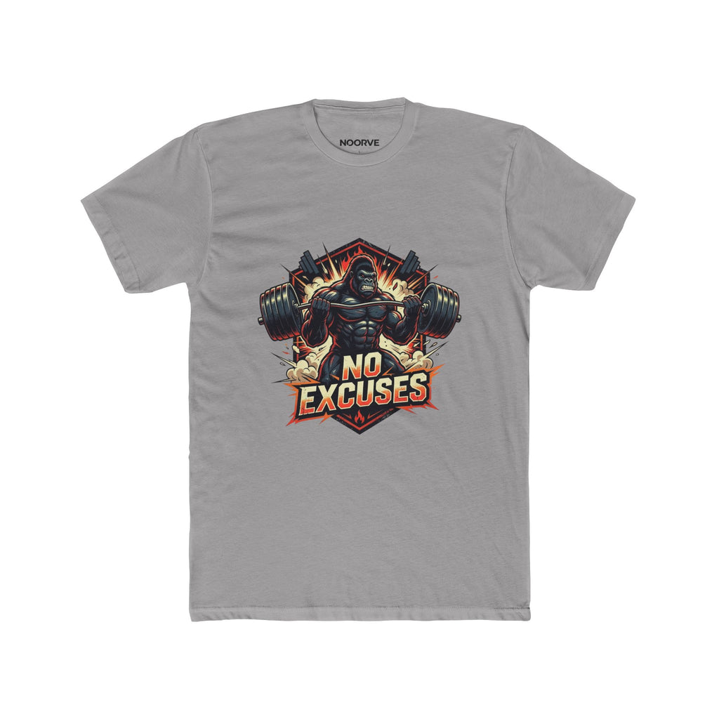 No Excuses Gym T-Shirt — Motivational Weightlifting Tee | Noorve | T-Shirt