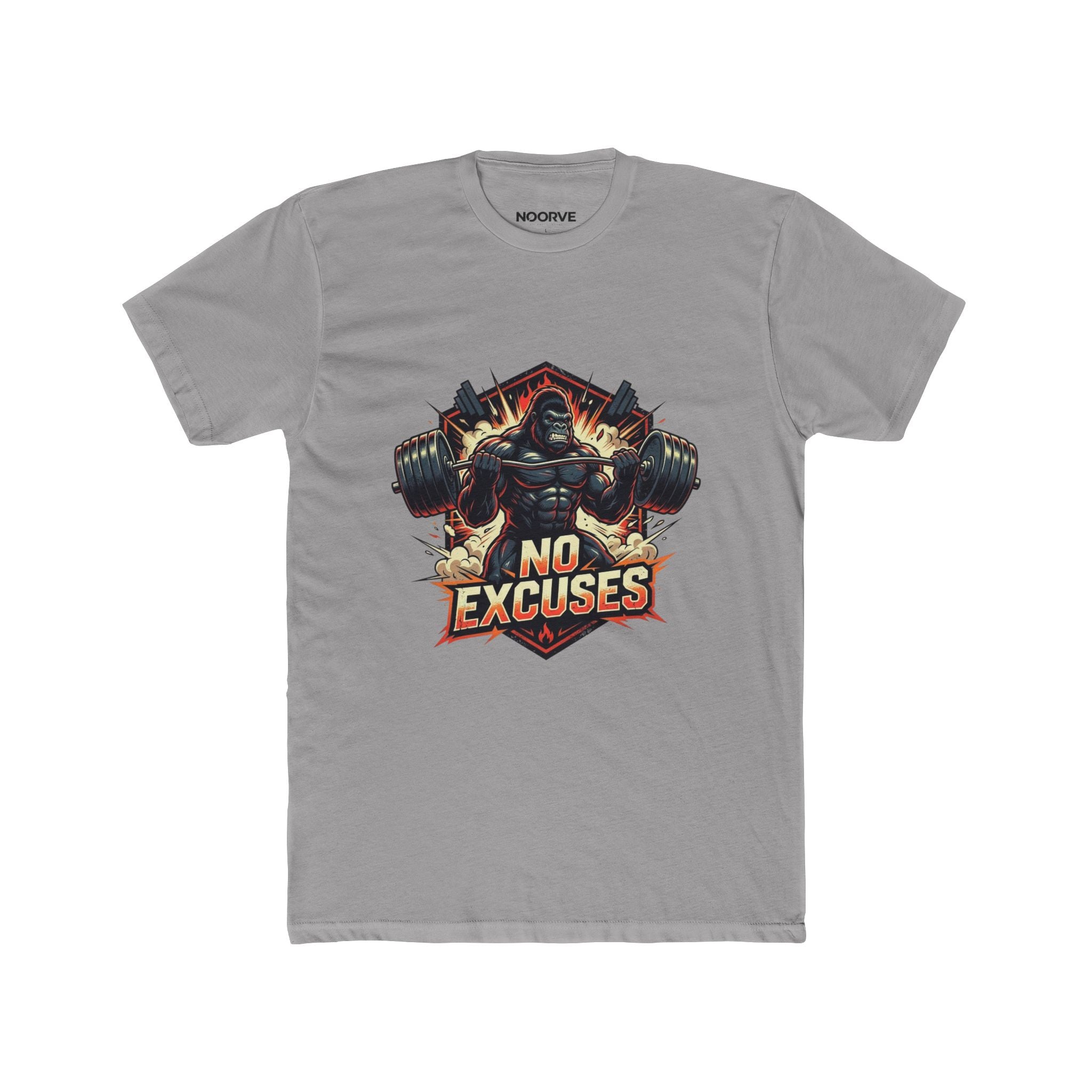 No Excuses Gym T-Shirt — Motivational Weightlifting Tee | Noorve | T-Shirt