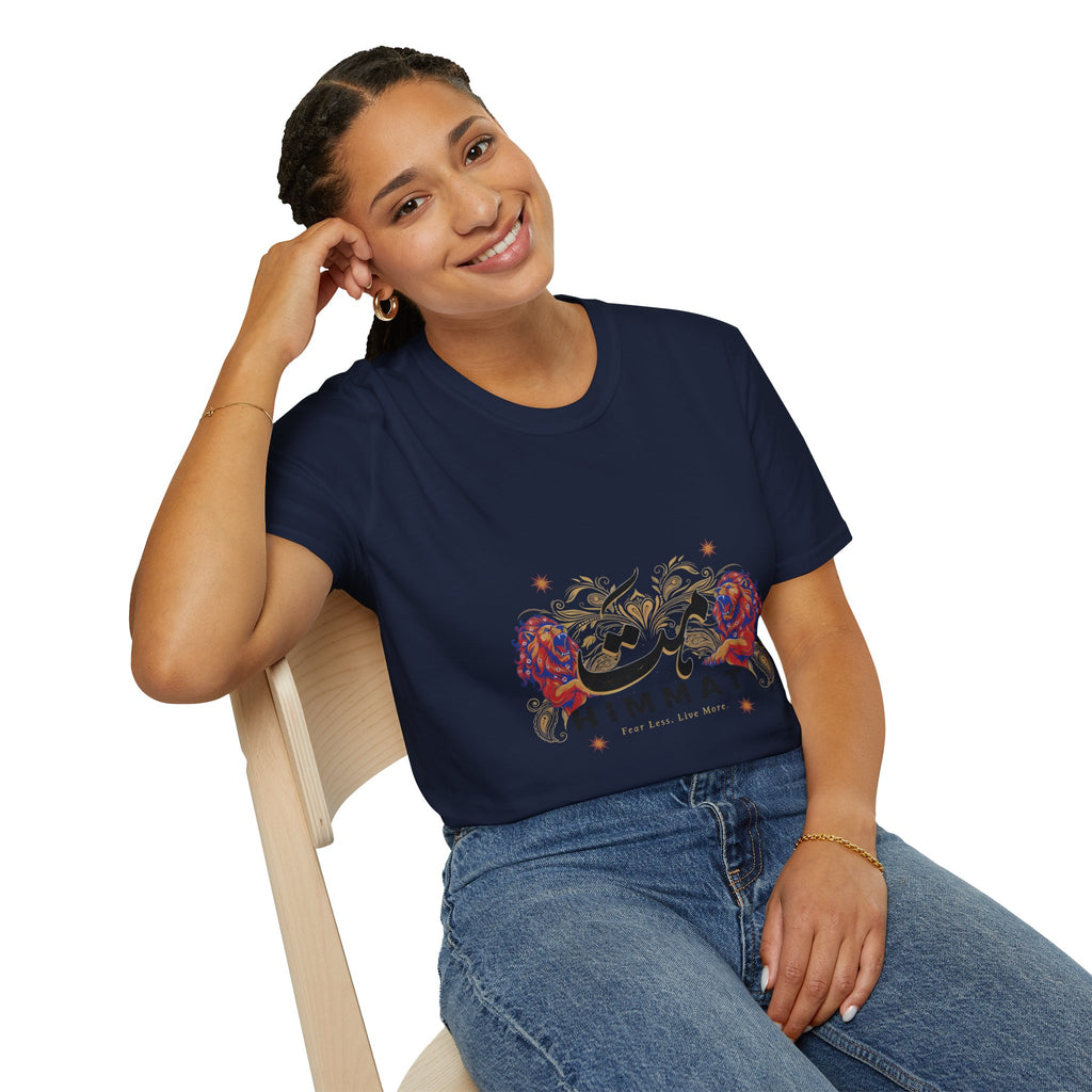 Himmat Floral Calligraphy T-Shirt — Inspirational Urdu Design