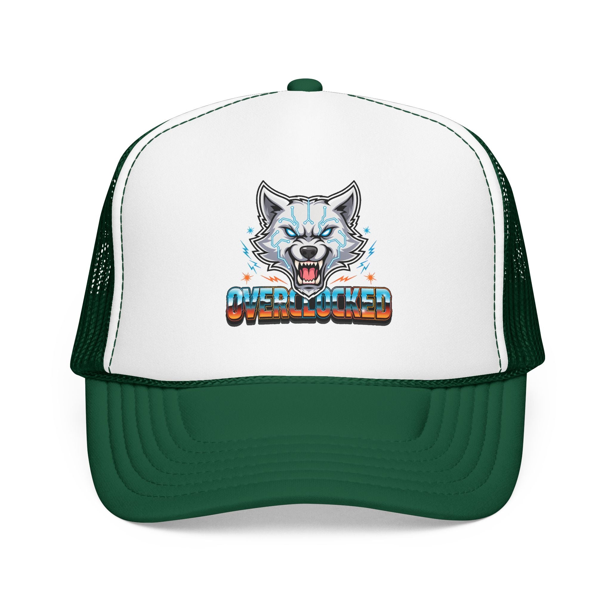 Wolf Trucker Hat — Fierce Arctic Wolf Foam Trucker Cap | Noorve | Hats