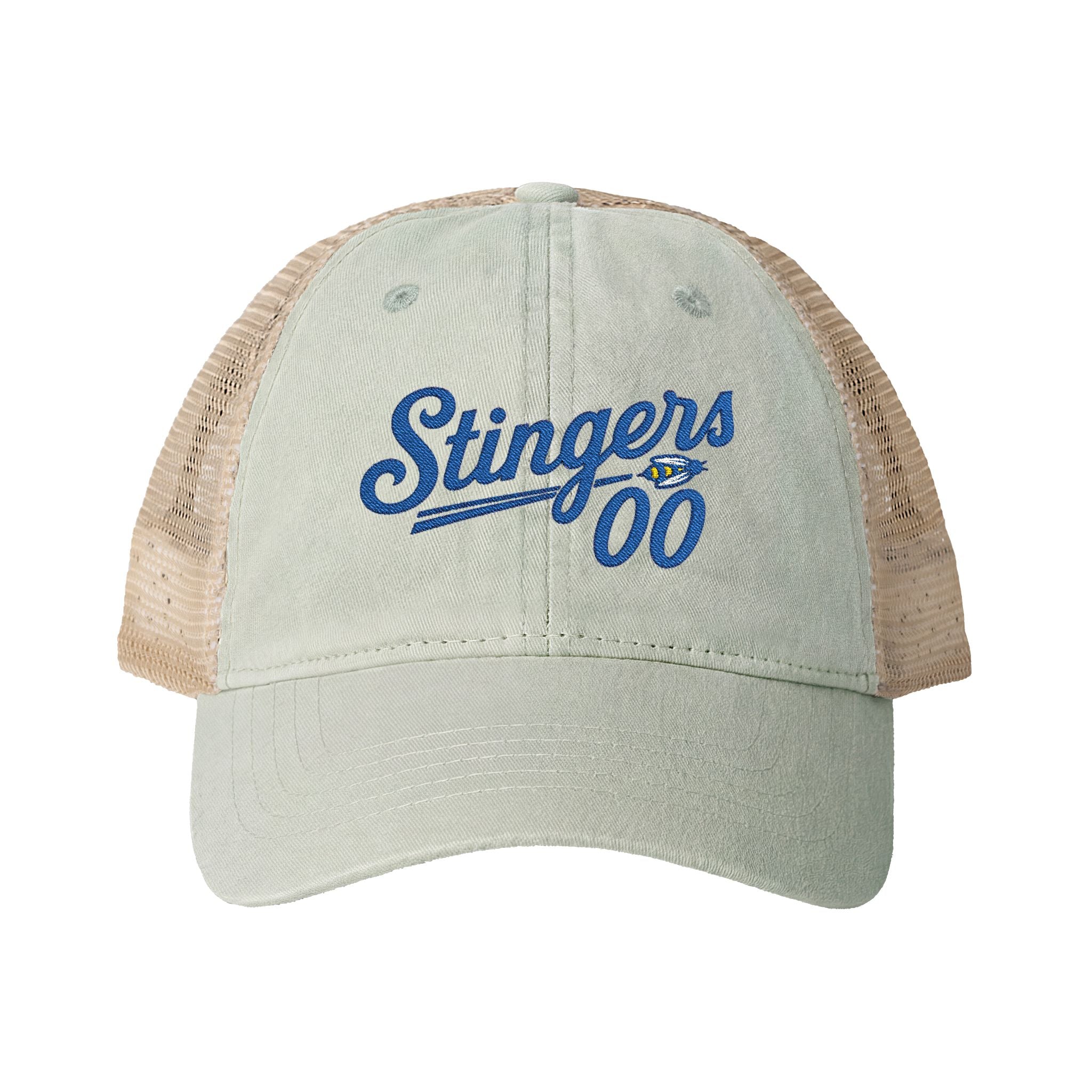 Black Leopard Print Washed Mesh-Back Cap