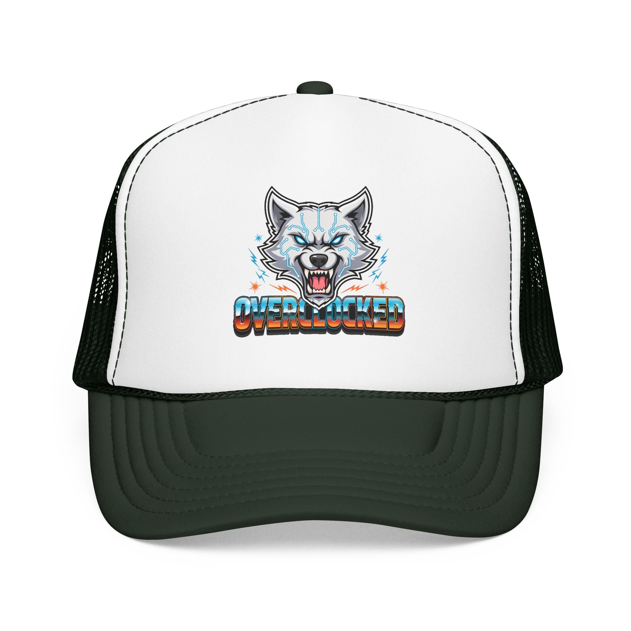 Wolf Trucker Hat — Fierce Arctic Wolf Foam Trucker Cap | Noorve | Hats