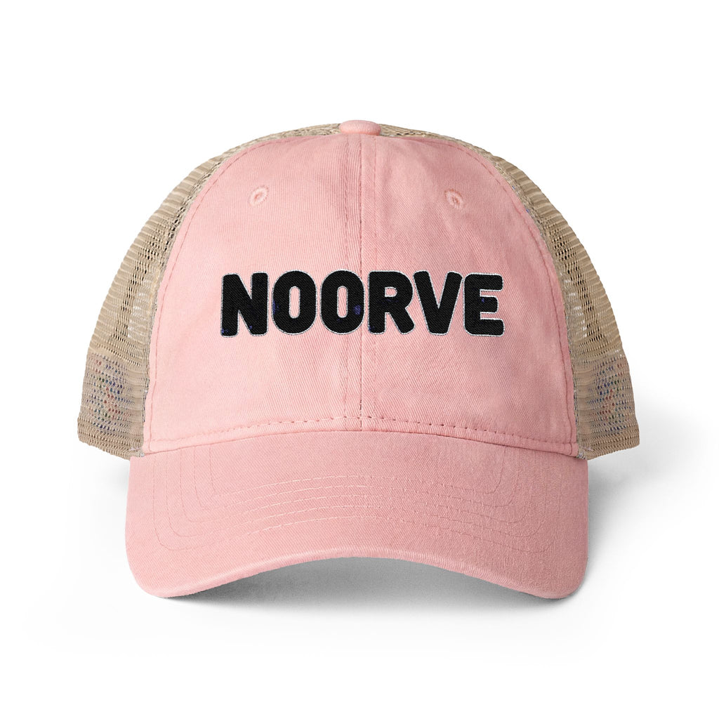 Lavender Stripe Washed Mesh-Back Cap | Noorve | Hats