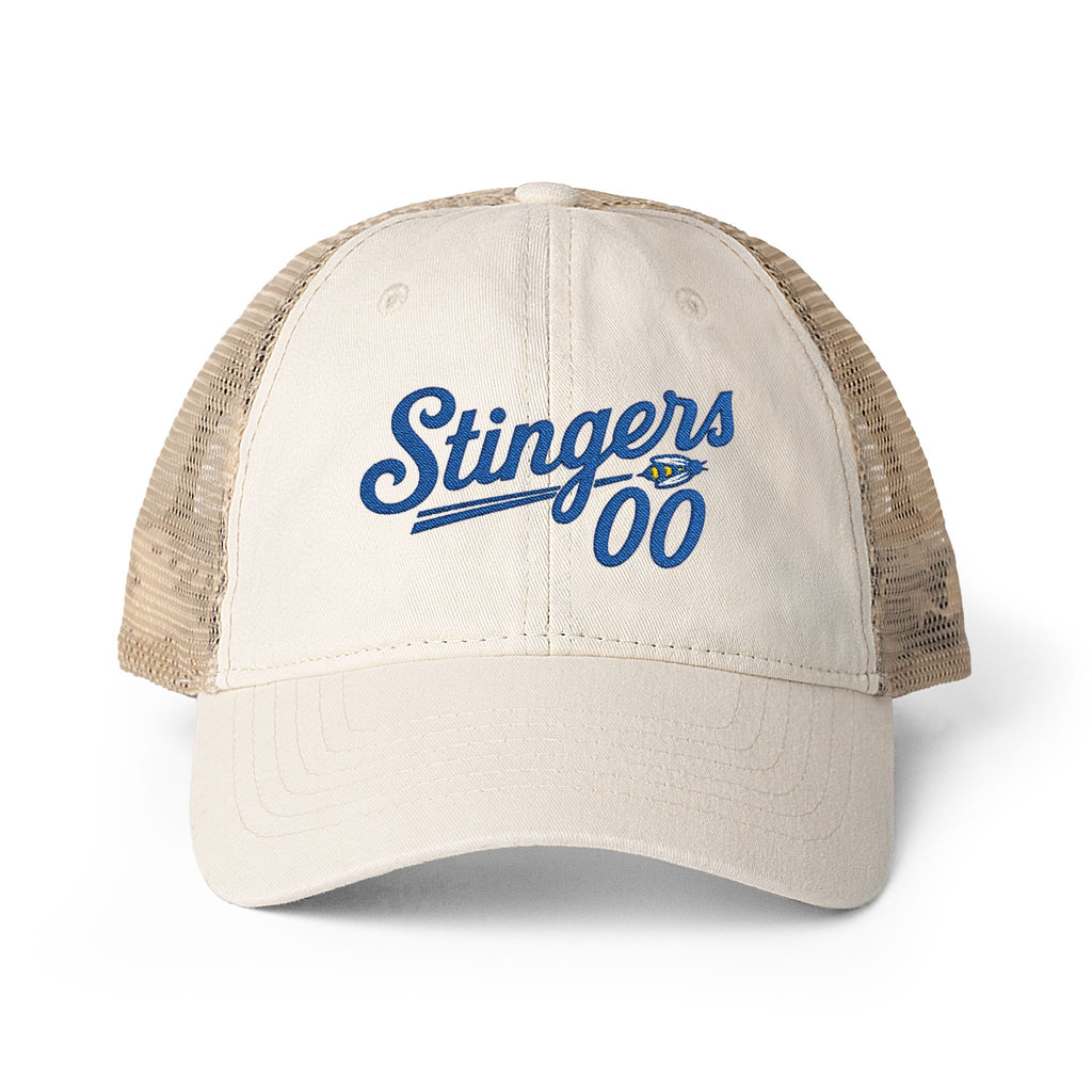 Black Leopard Print Washed Mesh-Back Cap