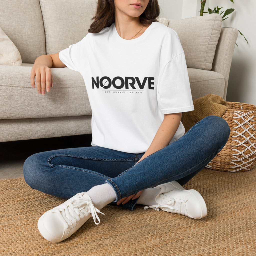 NOORVE Logo T-Shirt — Minimalist Milano Graphic Tee