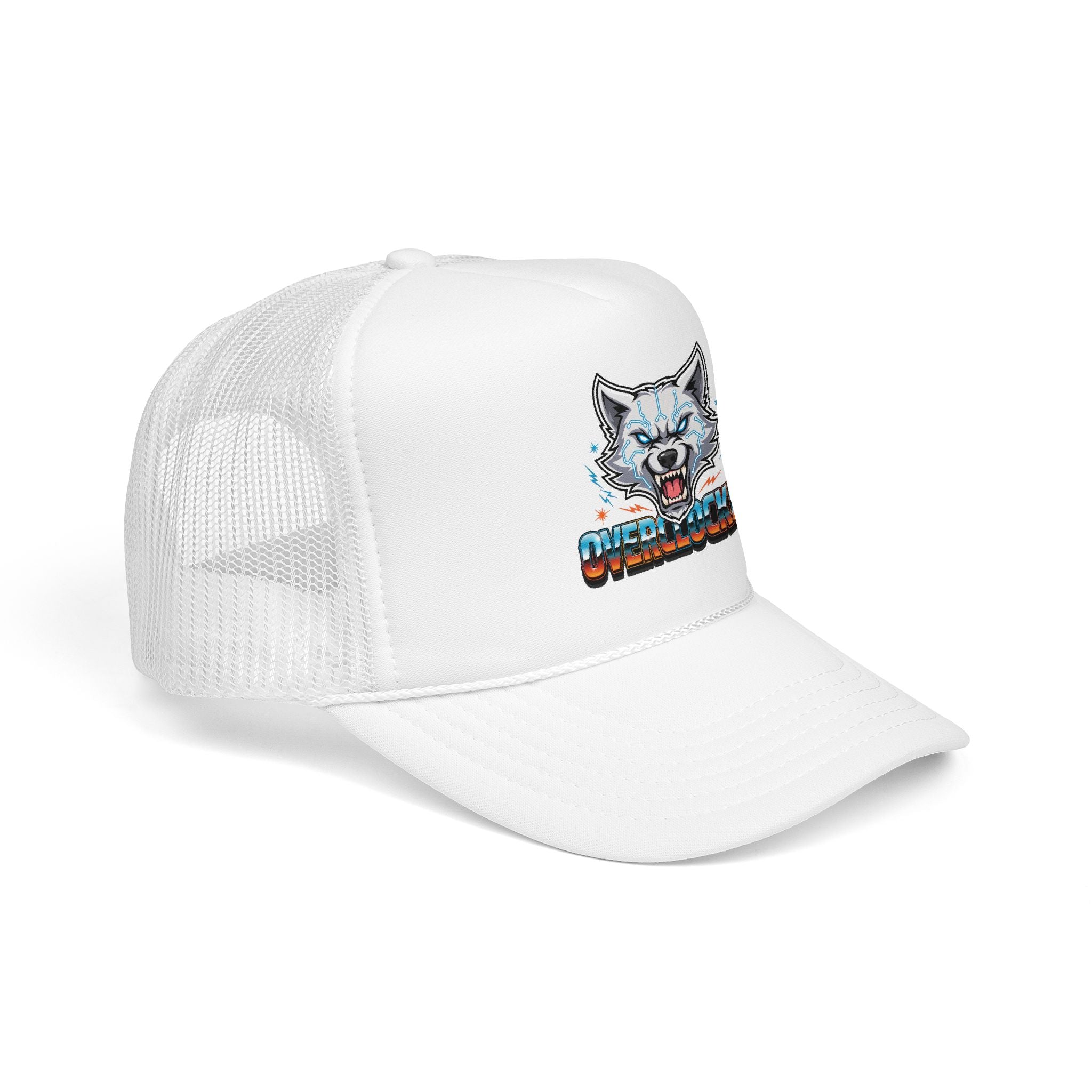 Wolf Trucker Hat — Fierce Arctic Wolf Foam Trucker Cap