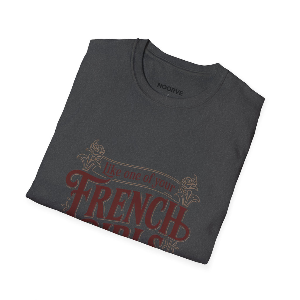 French Girls T-Shirt — "Like One of Your French Girls" Vintage Script Tee
