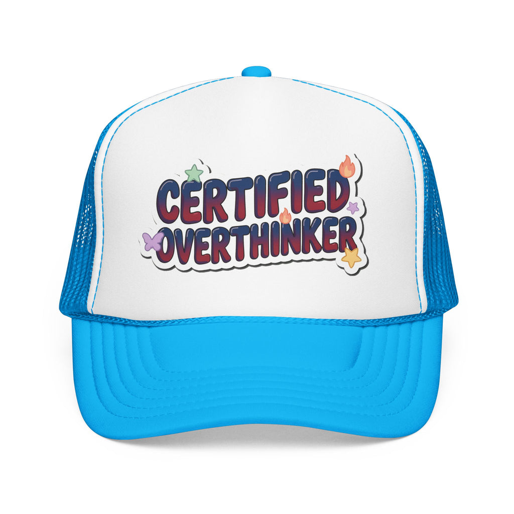 Trucker Hat — Certified Overthinker Foam Patch Cap | Noorve | Hats