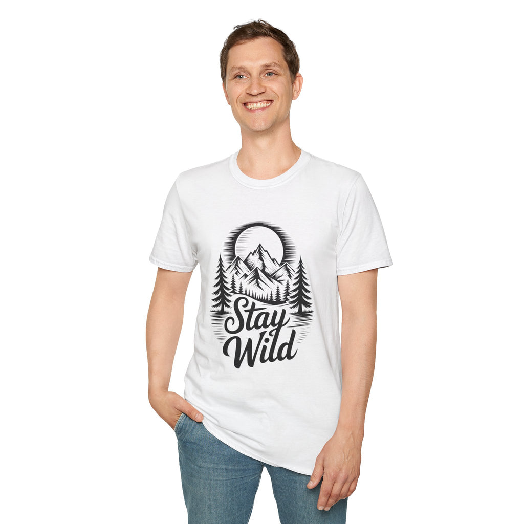 Stay Wild Mountain T-Shirt — Adventure Graphic Tee