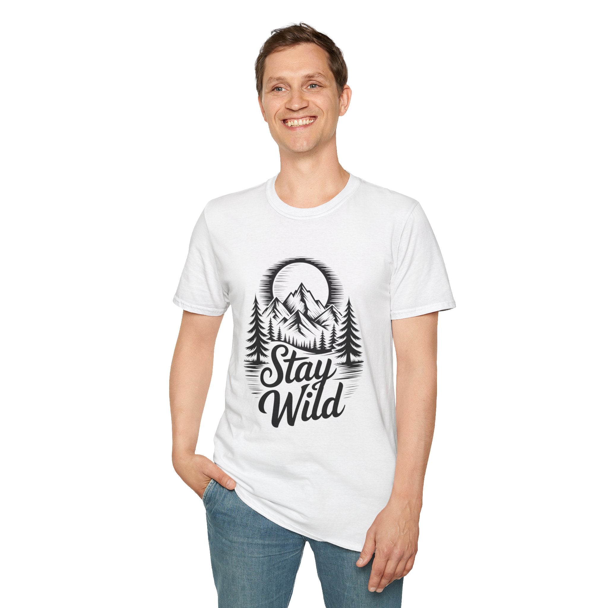 Stay Wild Mountain T-Shirt — Adventure Graphic Tee