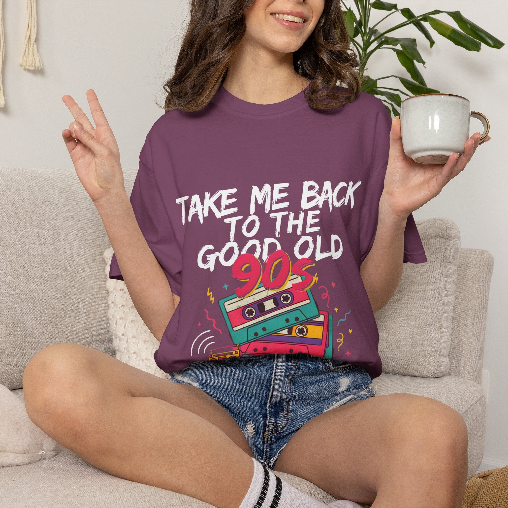 90s Retro Cassette T-Shirt — "Take Me Back to the Good Old 90s"