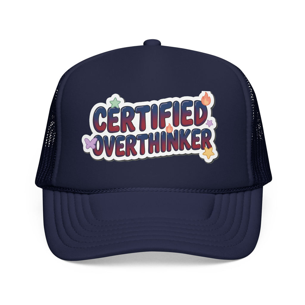 Trucker Hat — Certified Overthinker Foam Patch Cap | Noorve | Hats