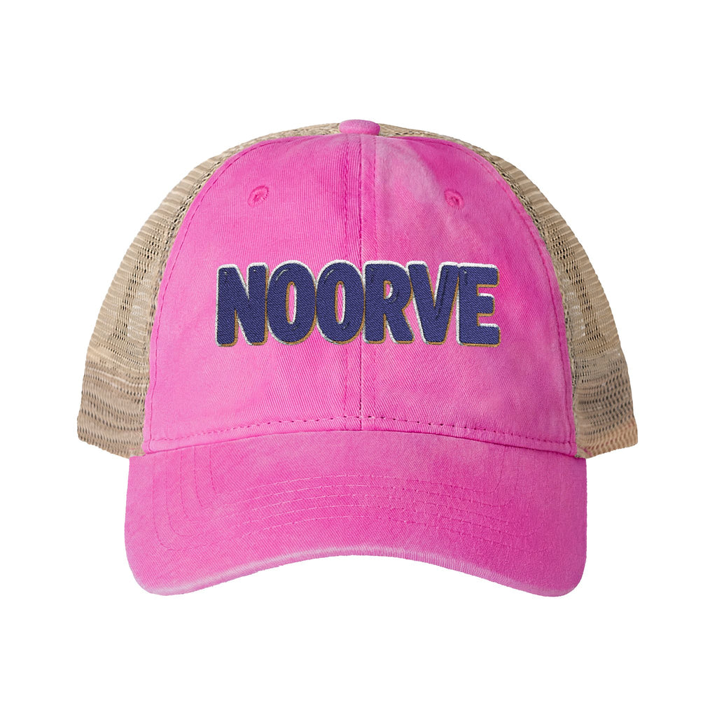 Washed Mesh-Back Cap — Summer Signature Edition