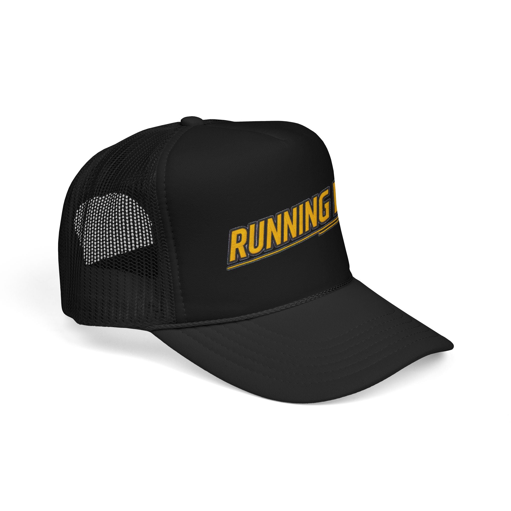Running Late Trucker Hat — Vintage Mesh Edition