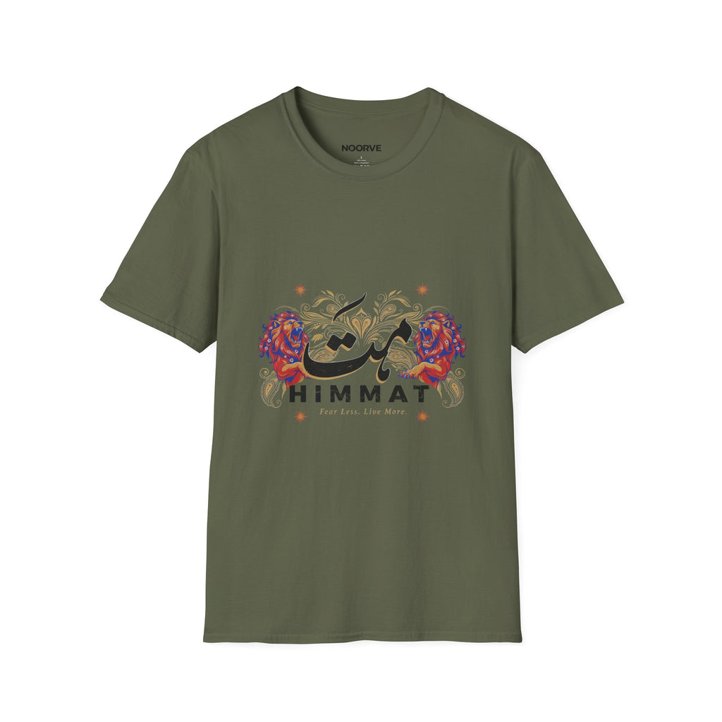 Himmat Floral Calligraphy T-Shirt — Inspirational Urdu Design