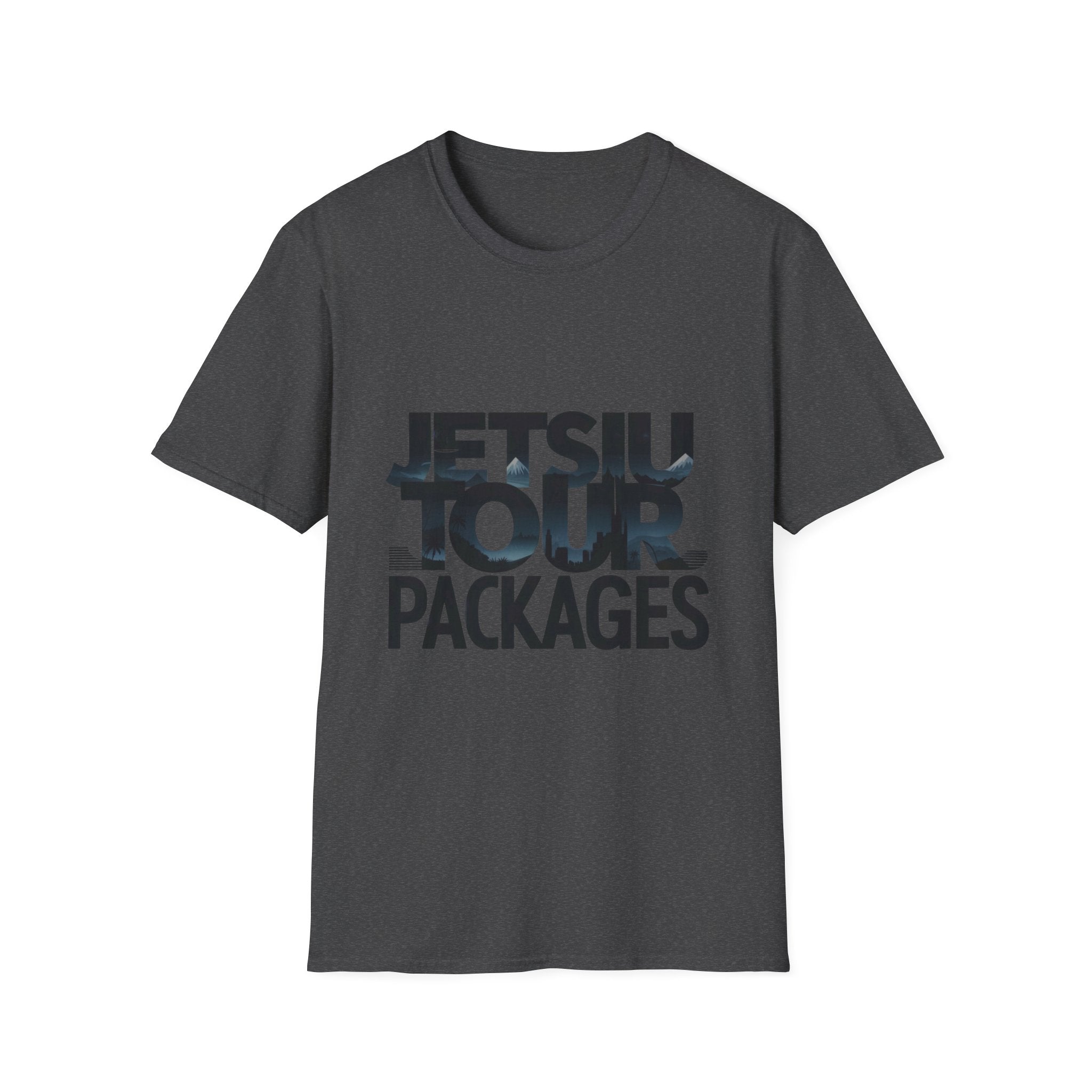 Jetsiu Tour Packages T-Shirt — Bold Travel Graphic Tee