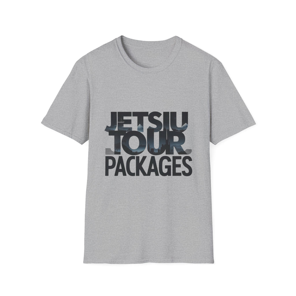 Jetsiu Tour Packages T-Shirt — Bold Travel Graphic Tee