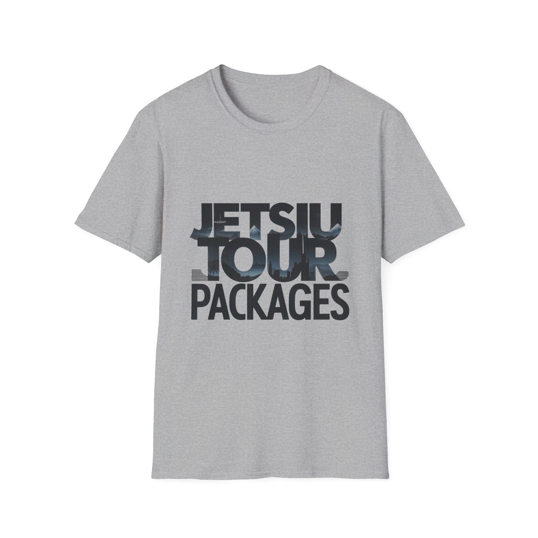 Jetsiu Tour Packages T-Shirt — Bold Travel Graphic Tee