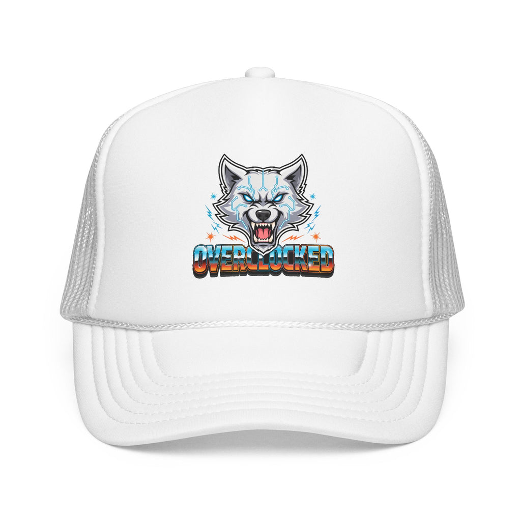 Wolf Trucker Hat — Fierce Arctic Wolf Foam Trucker Cap