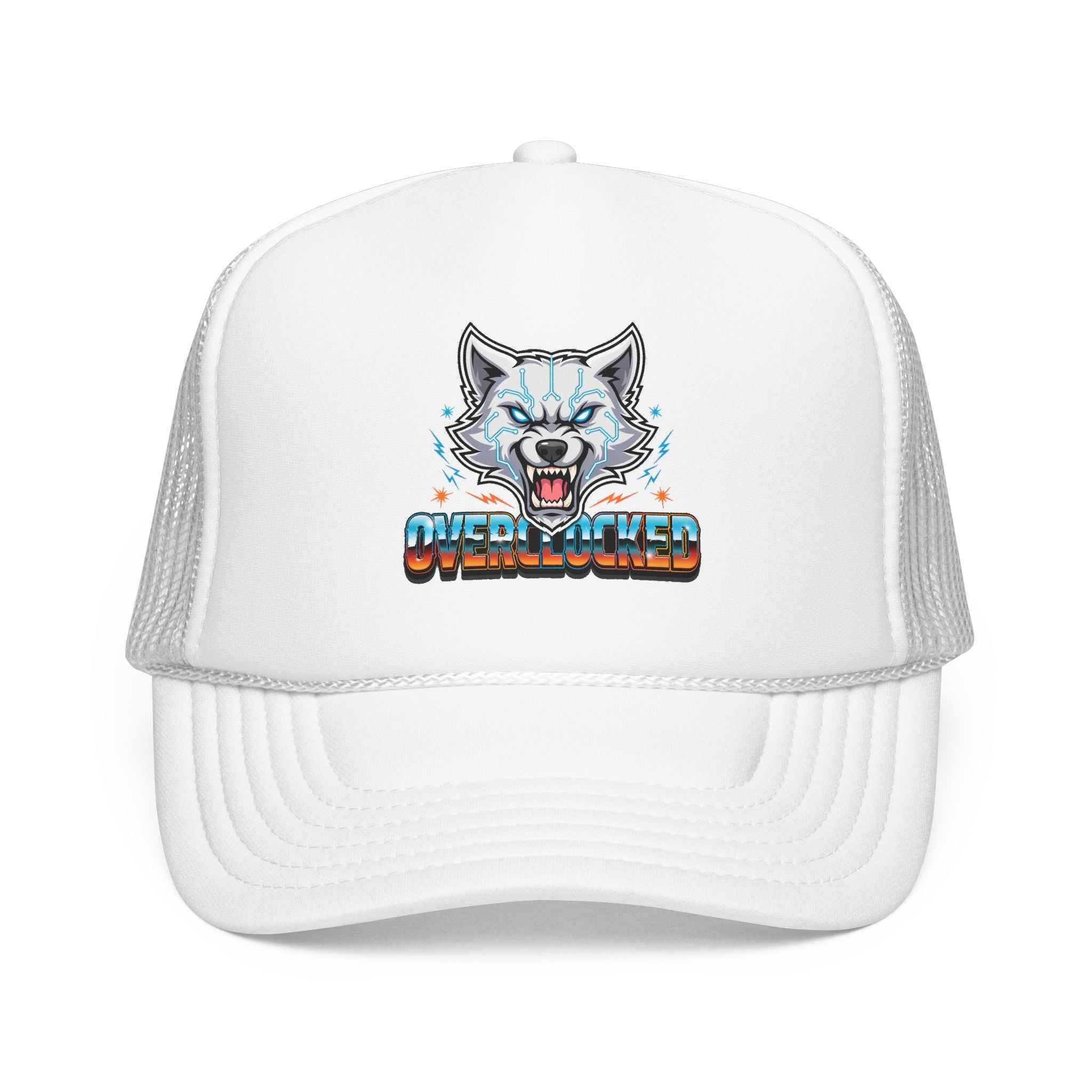 Wolf Trucker Hat — Fierce Arctic Wolf Foam Trucker Cap