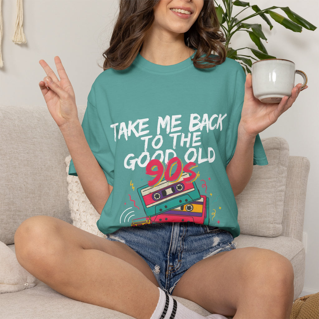 90s Retro Cassette T-Shirt — "Take Me Back to the Good Old 90s"