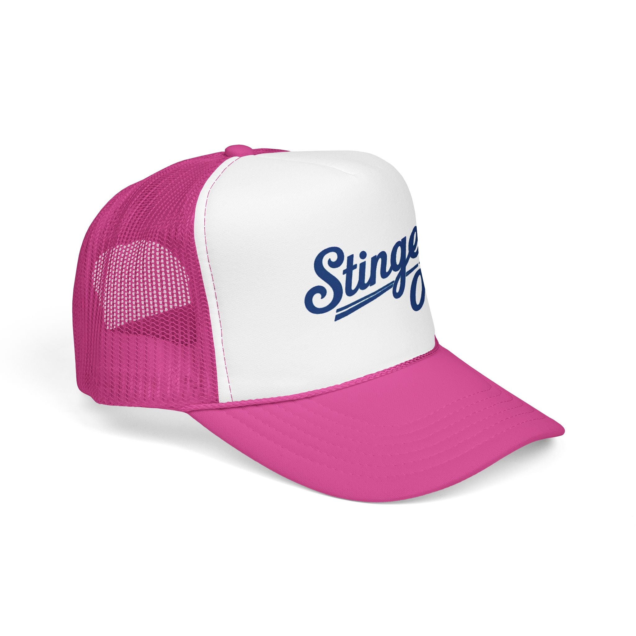 Stingers 00 Foam Trucker Hat — Retro Sports Mesh Cap